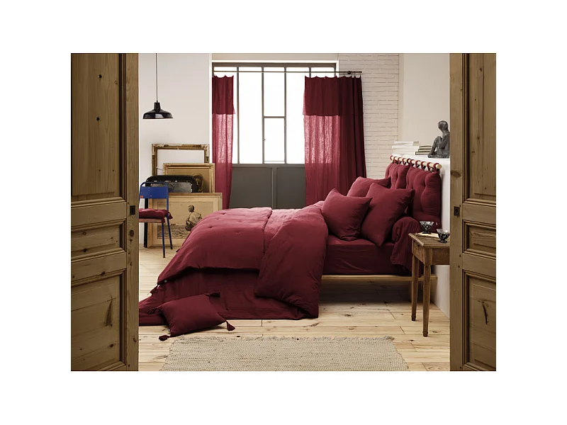 Taie de traversin "Gaïa" 85 x 185 cm "Gaze de Coton" l'Effet Papillon
