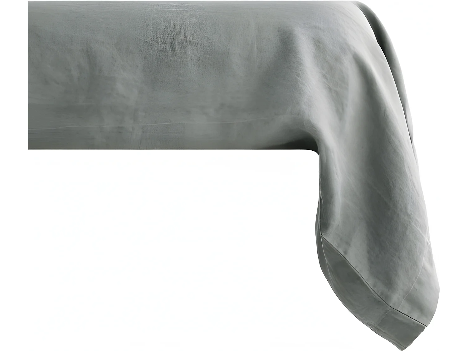 Taie de traversin Palace pur coton teint lavé, 63 fils/cm² Vent du sud