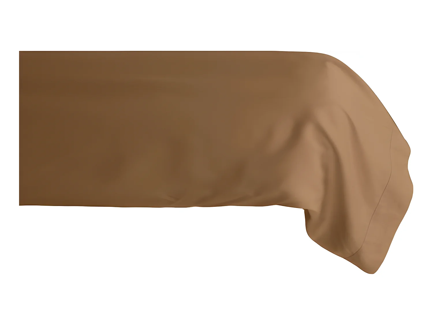 Taie de traversin percale pur coton peigné longues fibres 80 fils/cm² Vent du sud