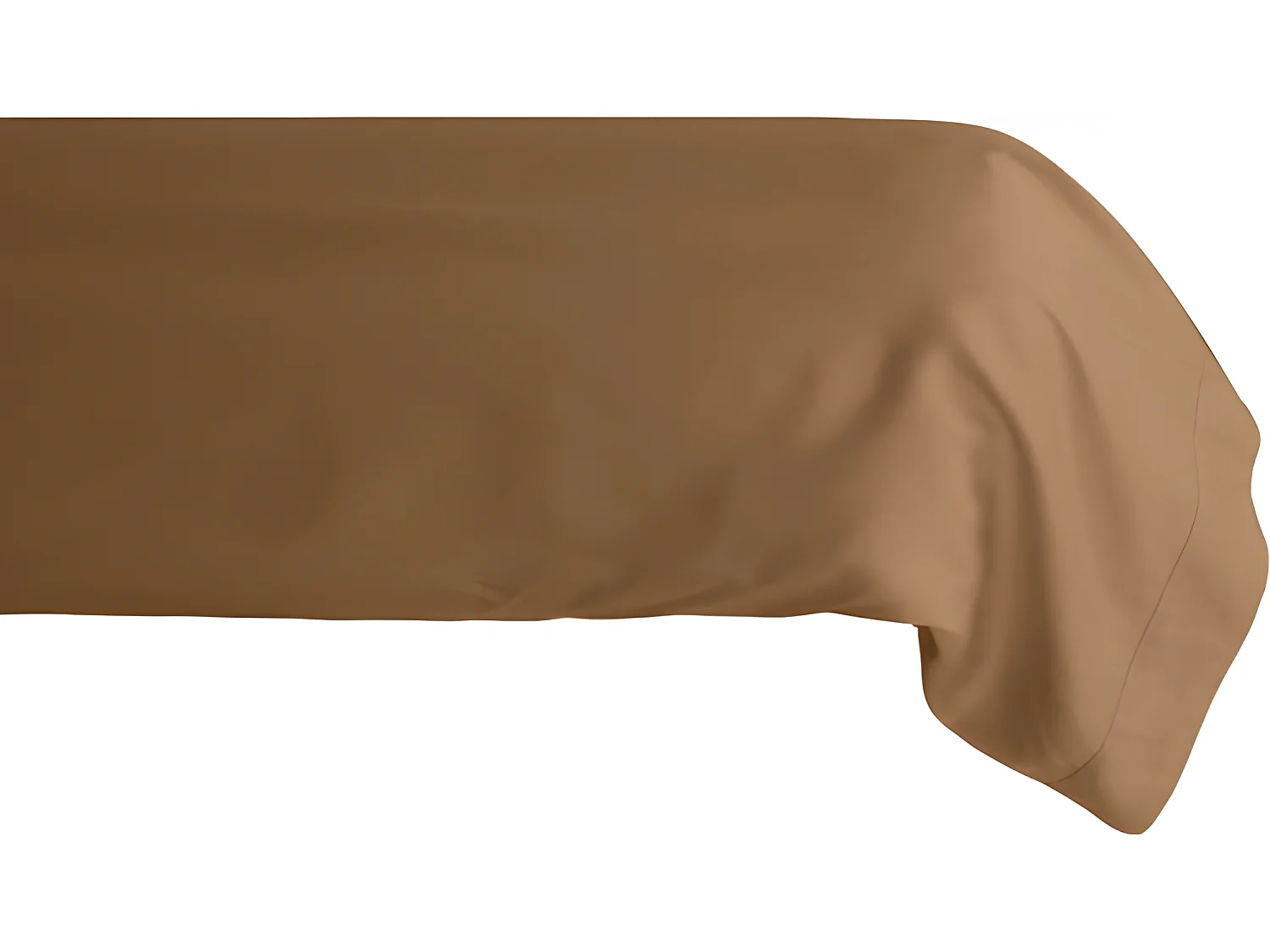 Taie de traversin percale pur coton peigné longues fibres 80 fils/cm² Vent du sud