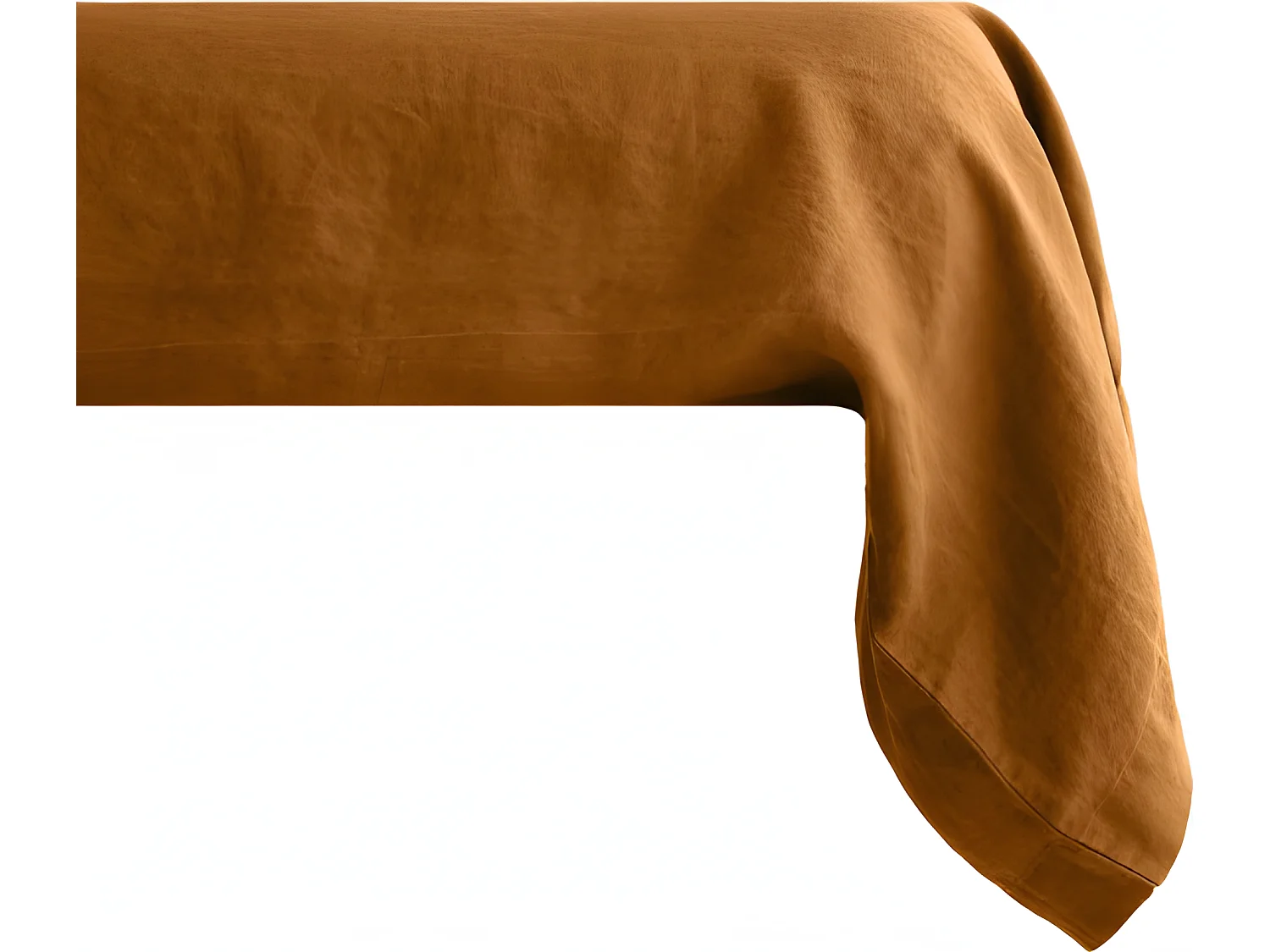 Taie de traversin Palace pur coton teint lavé, 63 fils/cm² Vent du sud