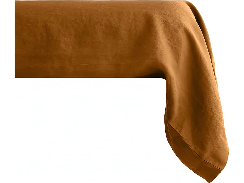 Taie de traversin Palace pur coton teint lavé, 63 fils/cm² Vent du sud