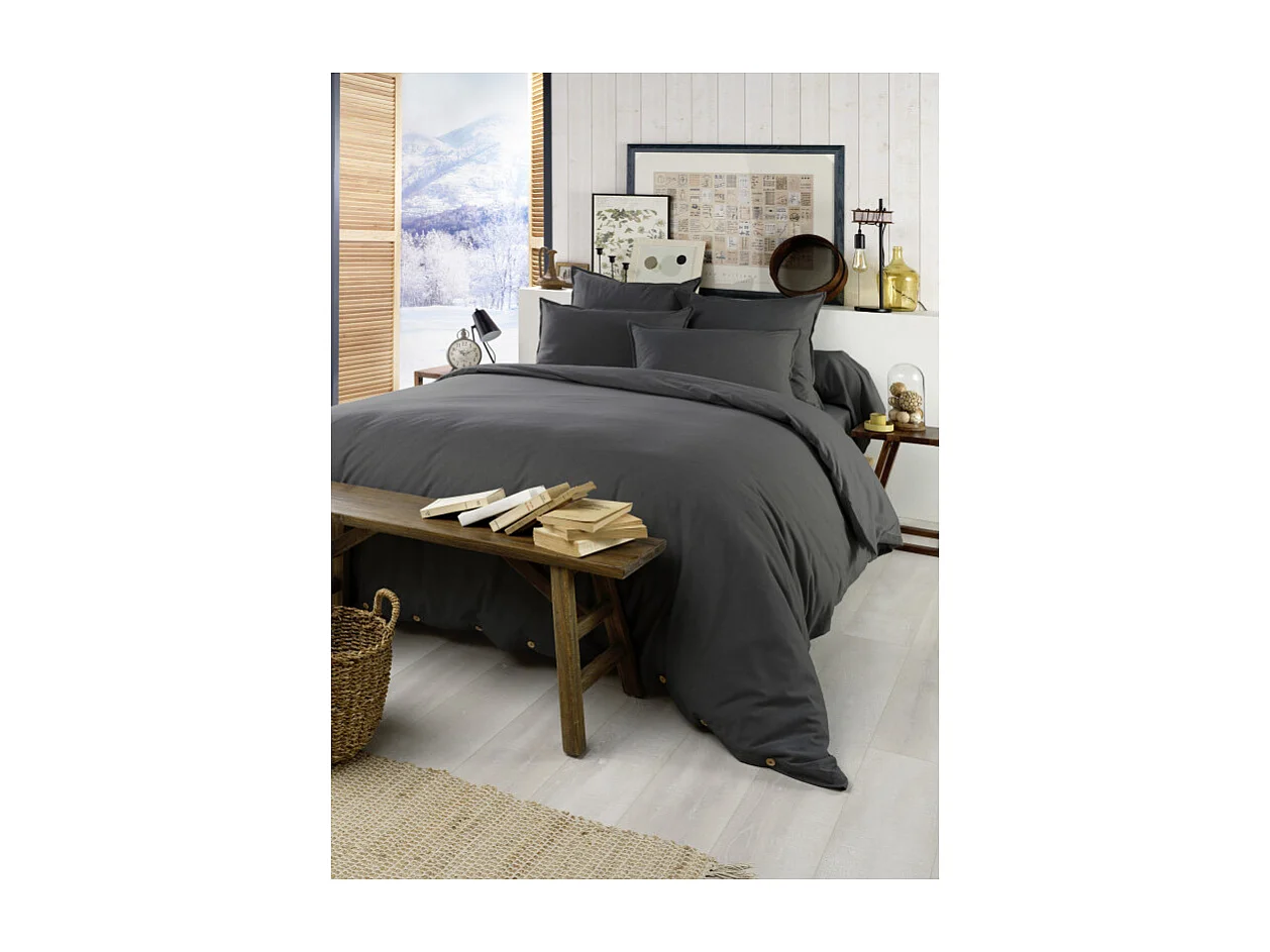 Housse de couette "Candice" toutes dimensions Flanelle de Coton l'Effet Papillon