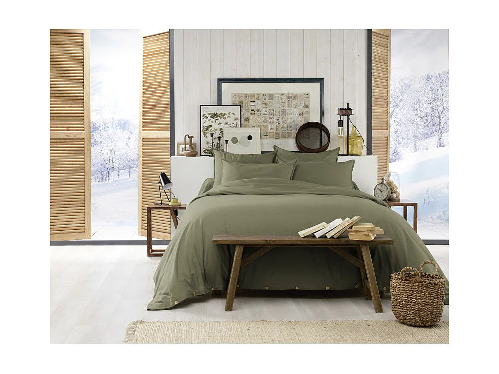 Housse de couette "Candice" toutes dimensions Flanelle de Coton