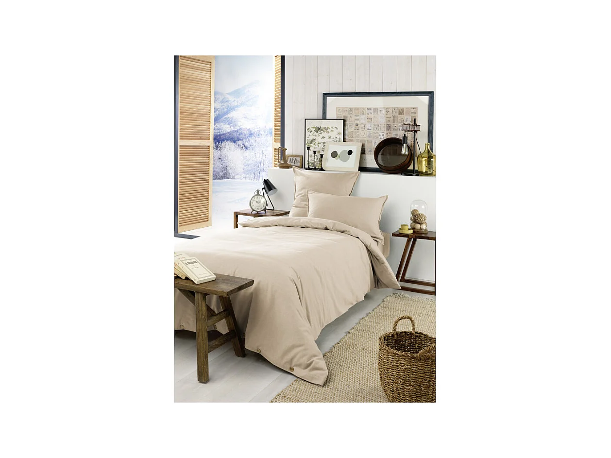 Housse de couette "Candice" toutes dimensions Flanelle de Coton