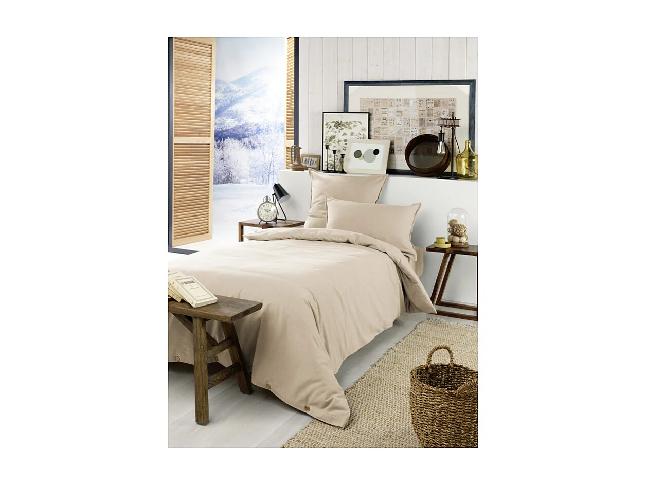 Housse de couette "Candice" toutes dimensions Flanelle de Coton