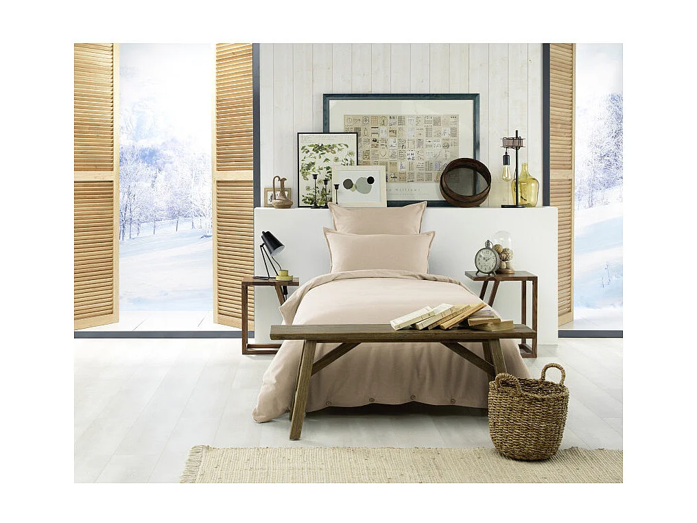 Housse de couette "Candice" toutes dimensions Flanelle de Coton