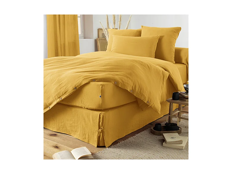 Housse de couette "Gaïa" toutes dimensions "Gaze de Coton"