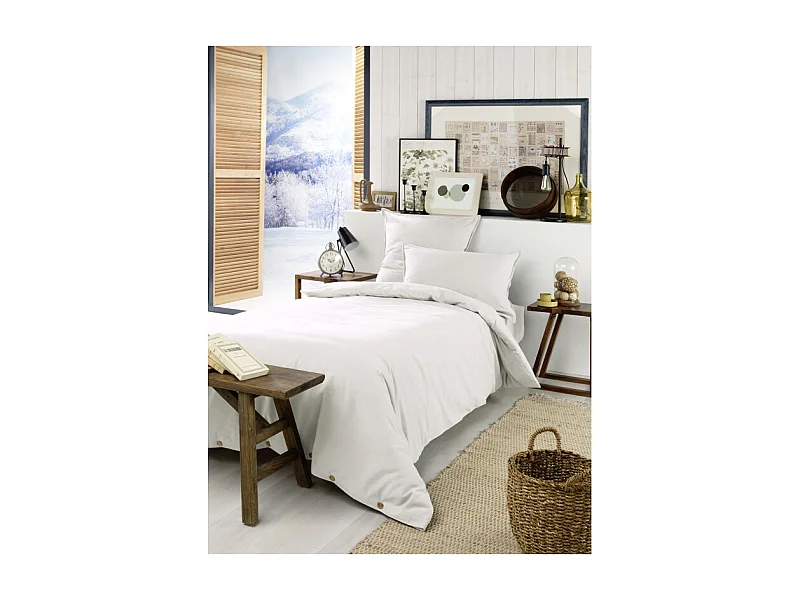 Housse de couette "Candice" toutes dimensions Flanelle de Coton