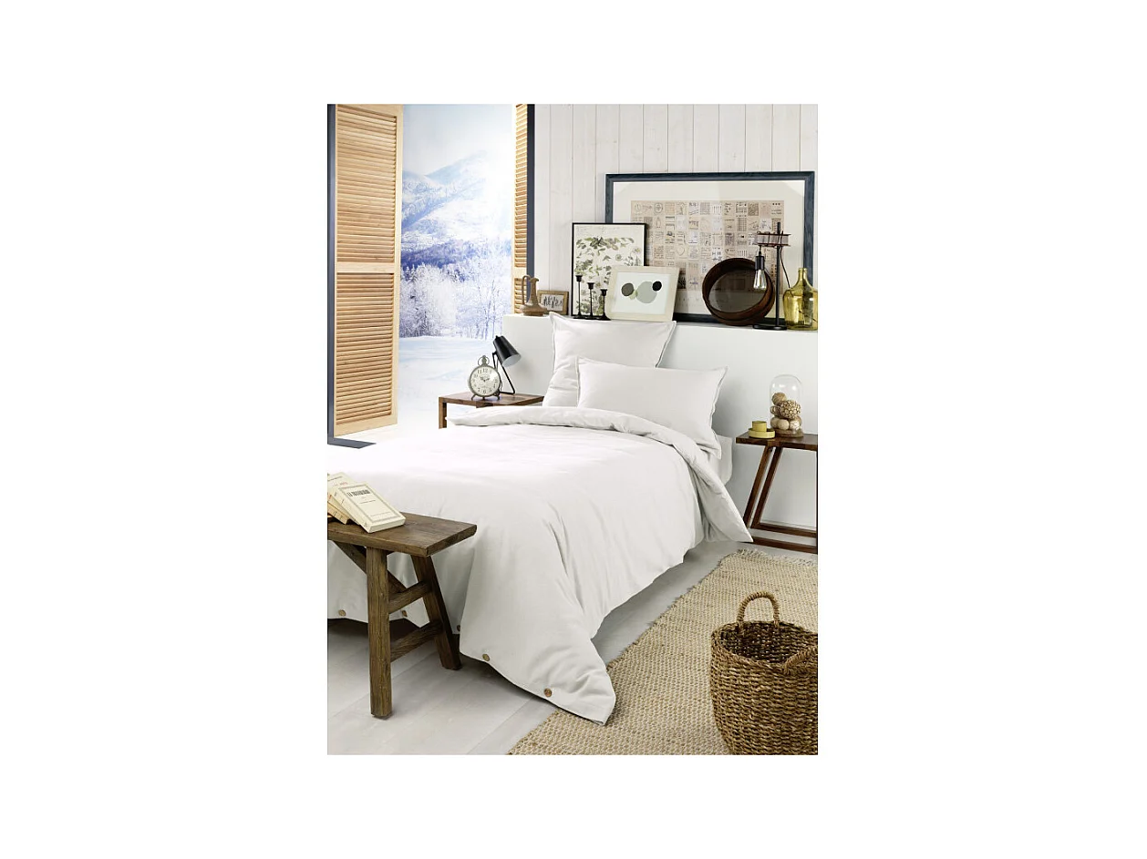 Housse de couette "Candice" toutes dimensions Flanelle de Coton