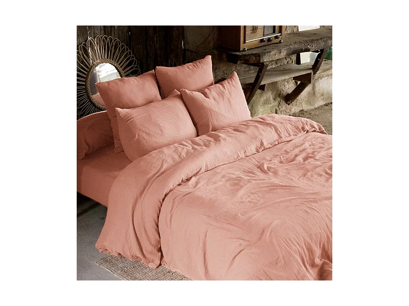 Housse de couette "Gaïa" toutes dimensions "Gaze de Coton"