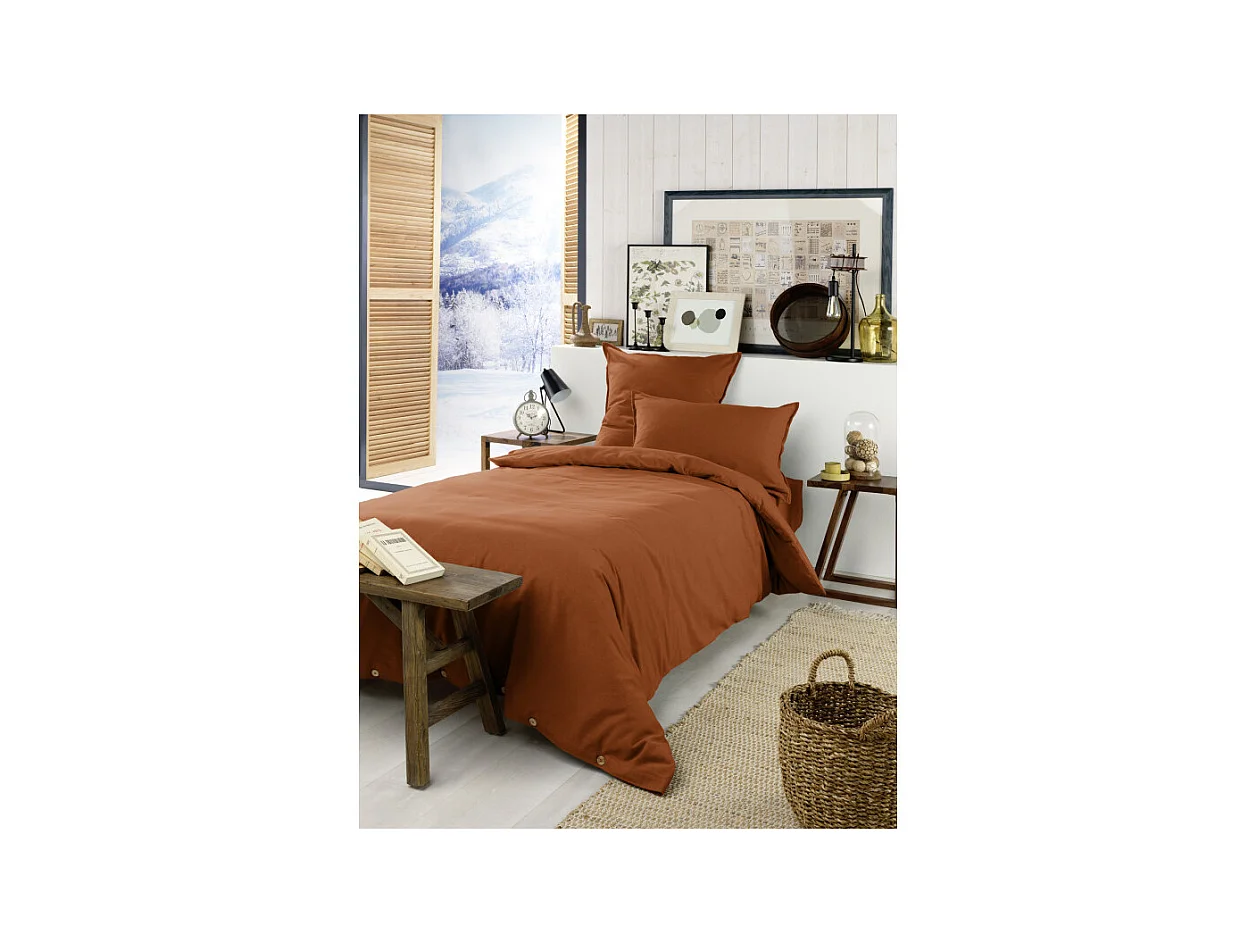 Housse de couette "Candice" toutes dimensions Flanelle de Coton