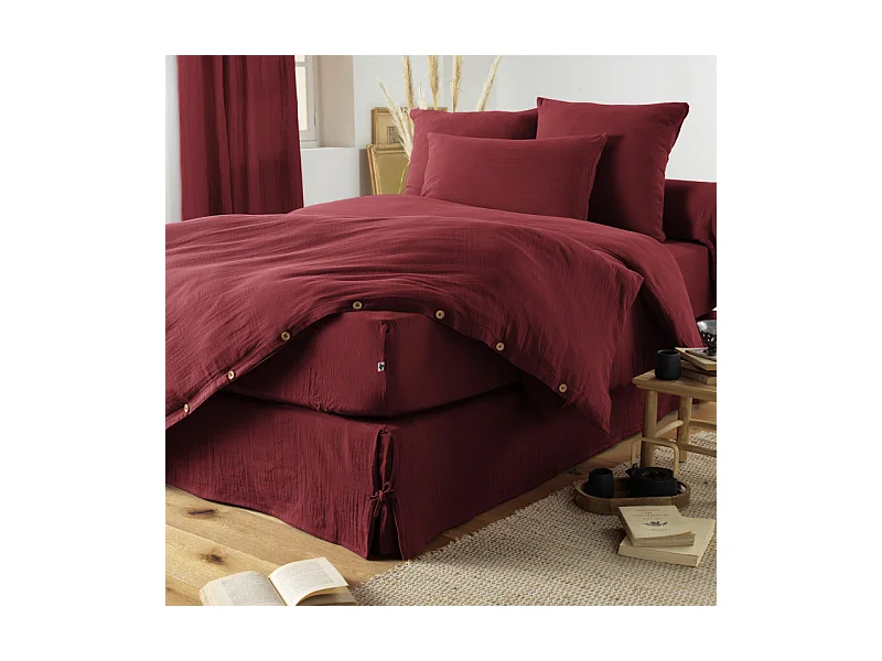 Housse de couette "Gaïa" toutes dimensions "Gaze de Coton"