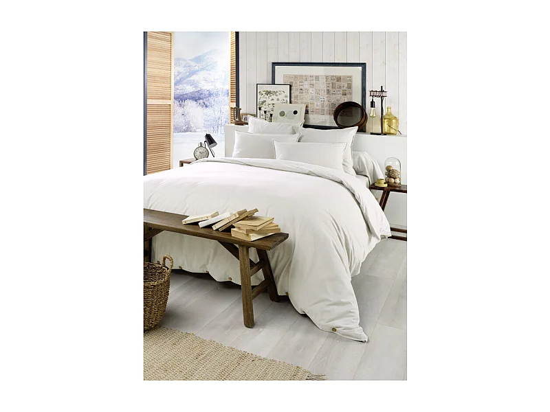 Housse de couette "Candice" toutes dimensions Flanelle de Coton l'Effet Papillon