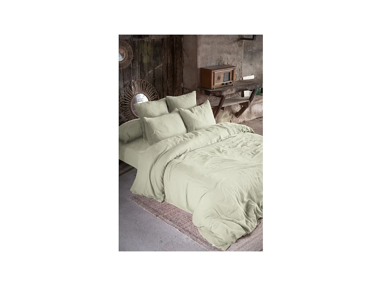 Housse de couette "Gaïa" toutes dimensions "Gaze de Coton"