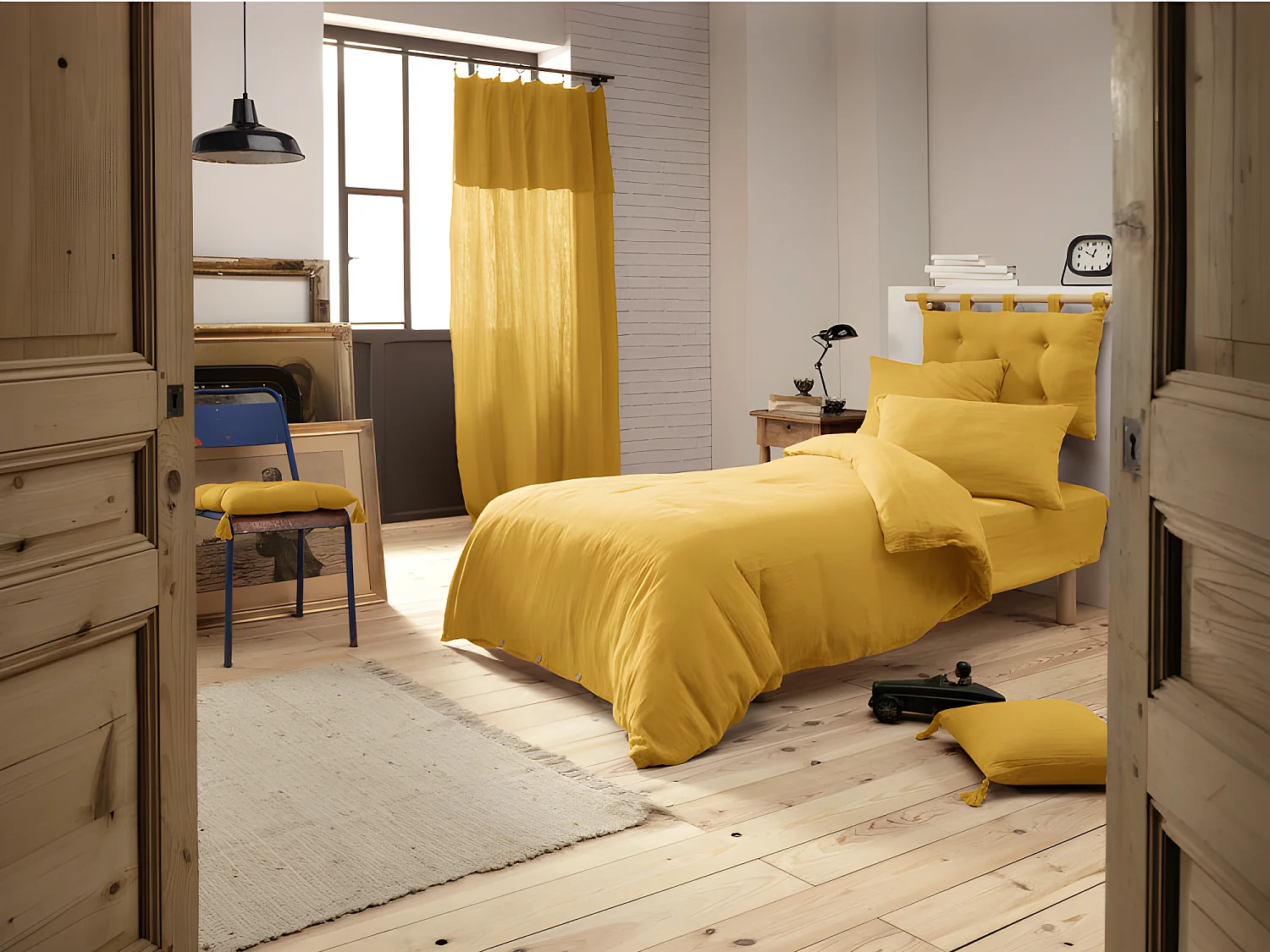 Housse de couette "Gaïa" toutes dimensions "Gaze de Coton"