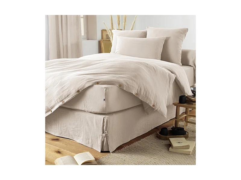 Housse de couette "Gaïa" toutes dimensions "Gaze de Coton"