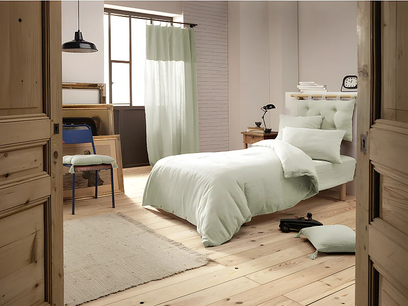 Housse de couette "Gaïa" toutes dimensions "Gaze de Coton"