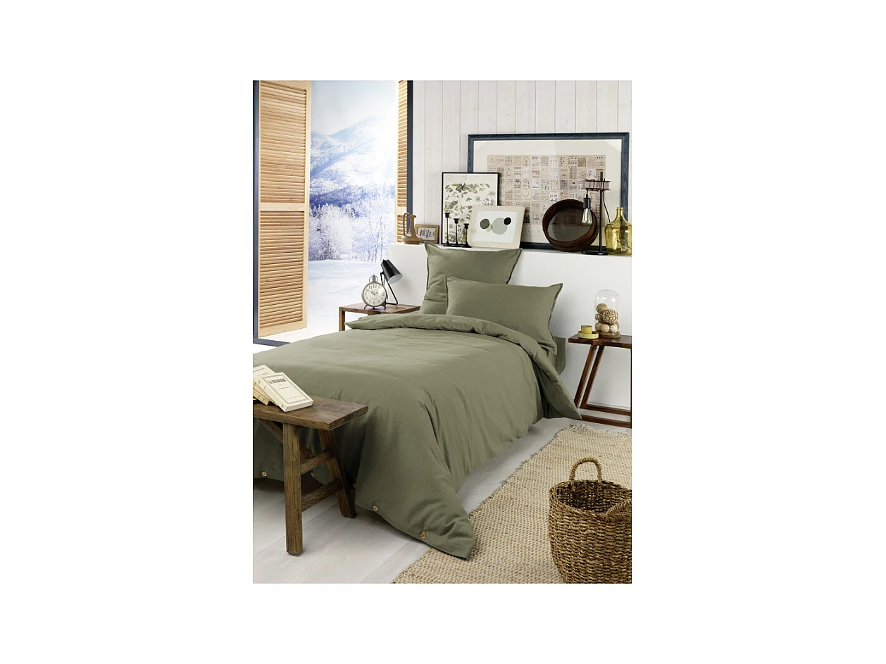 Housse de couette "Candice" toutes dimensions Flanelle de Coton