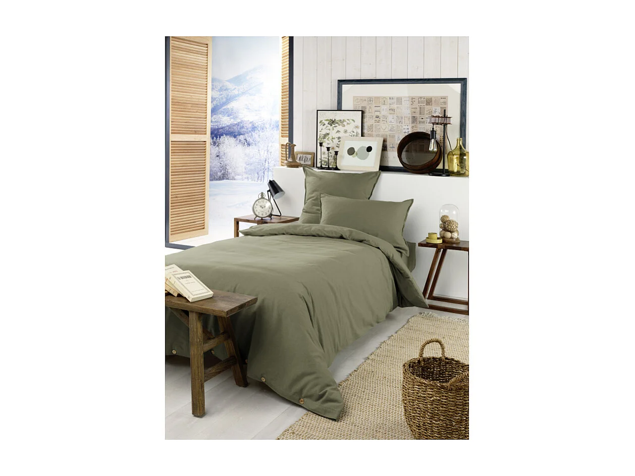 Housse de couette "Candice" toutes dimensions Flanelle de Coton