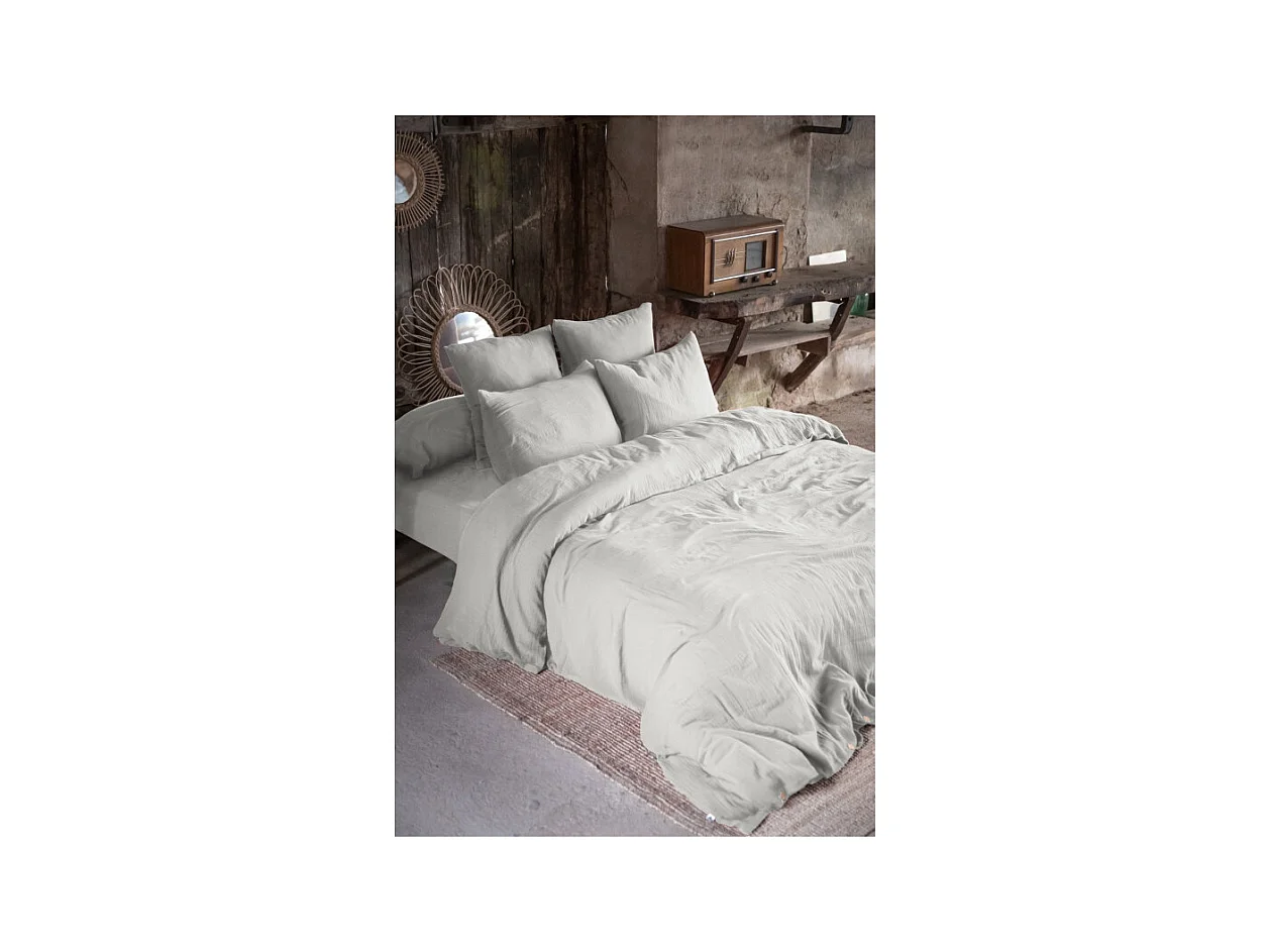 Housse de couette "Gaïa" toutes dimensions "Gaze de Coton"