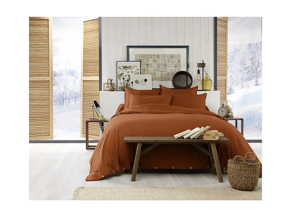 Housse de couette "Candice" toutes dimensions Flanelle de Coton