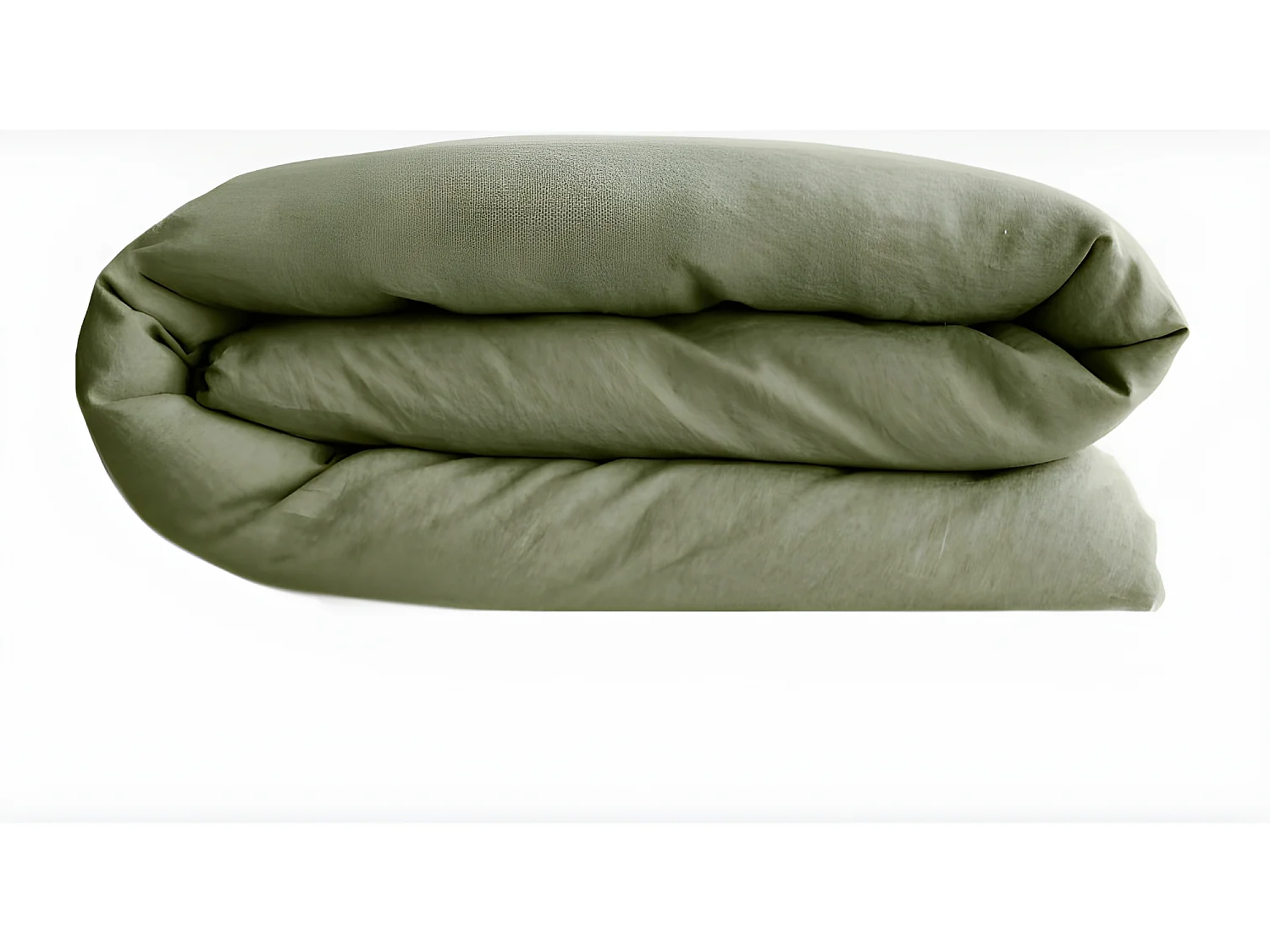 Housse de couette Palace 100% coton teint lavé Vent du sud - Palace Sauge - Housse de couette 260 x 240 cm