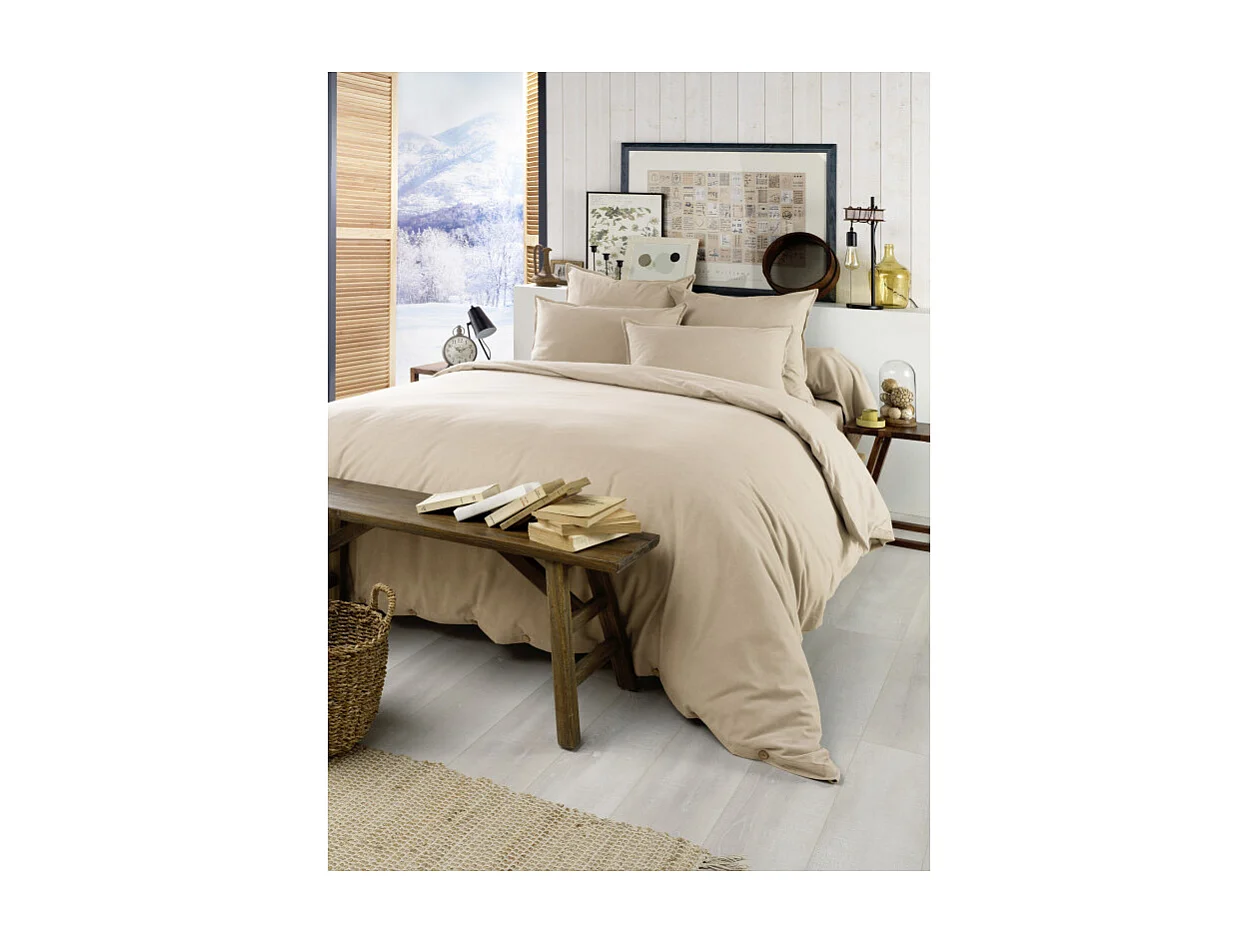 Housse de couette "Candice" toutes dimensions Flanelle de Coton