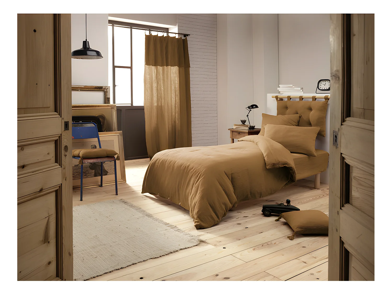 Housse de couette "Gaïa" toutes dimensions "Gaze de Coton"