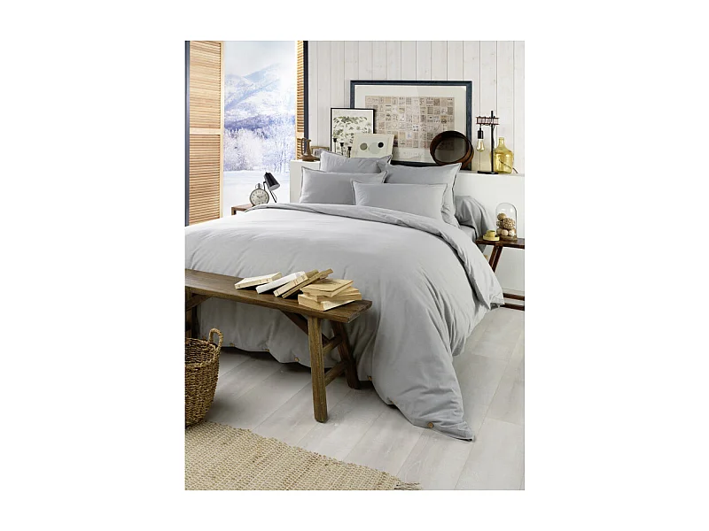 Housse de couette "Candice" toutes dimensions Flanelle de Coton l'Effet Papillon