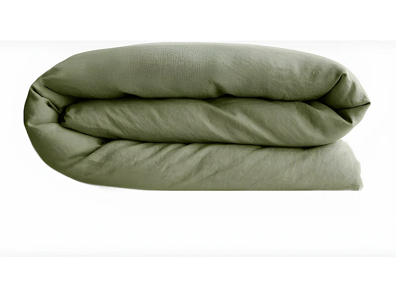 Housse de couette Palace 100% coton teint lavé Vent du sud