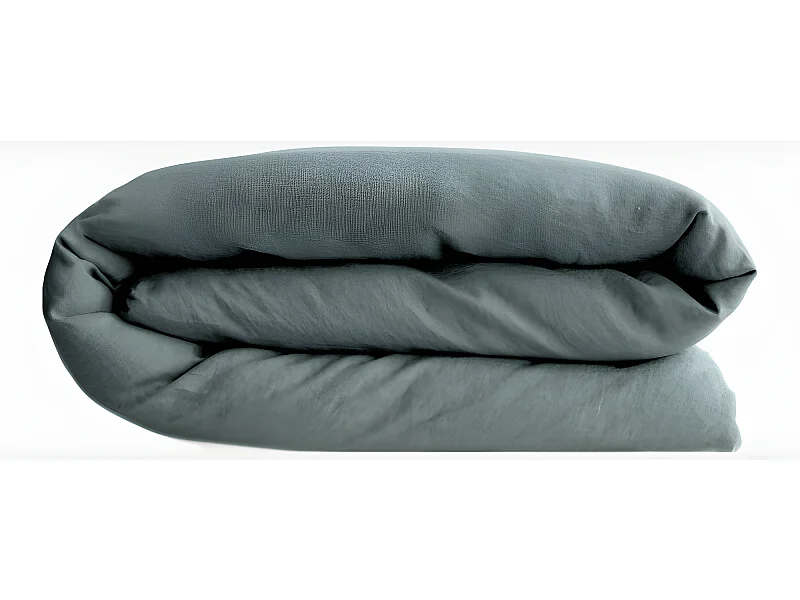 Housse de couette Palace 100% coton teint lavé Vent du sud