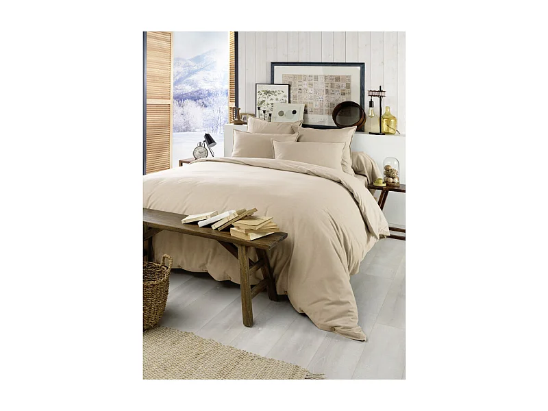 Housse de couette "Candice" toutes dimensions Flanelle de Coton