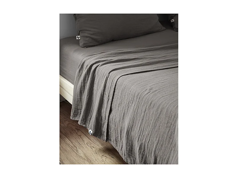 Drap plat "Gaïa" toutes dimensions "Gaze de Coton" l'Effet Papillon