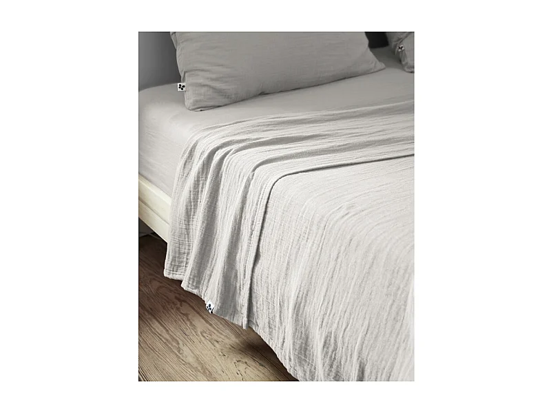 Drap plat "Gaïa" toutes dimensions "Gaze de Coton" l'Effet Papillon