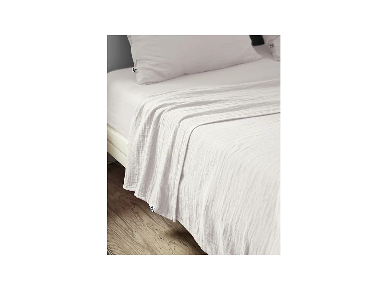 Drap plat "Gaïa" toutes dimensions "Gaze de Coton"