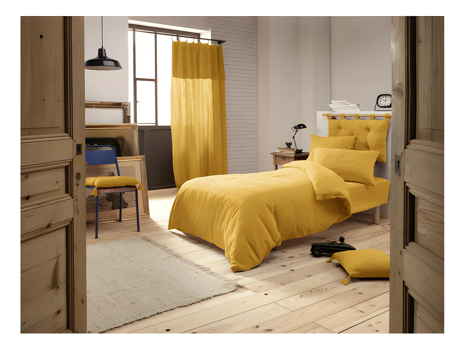 Pack housse de couette "Gaïa" toutes dimensions "Gaze de Coton"