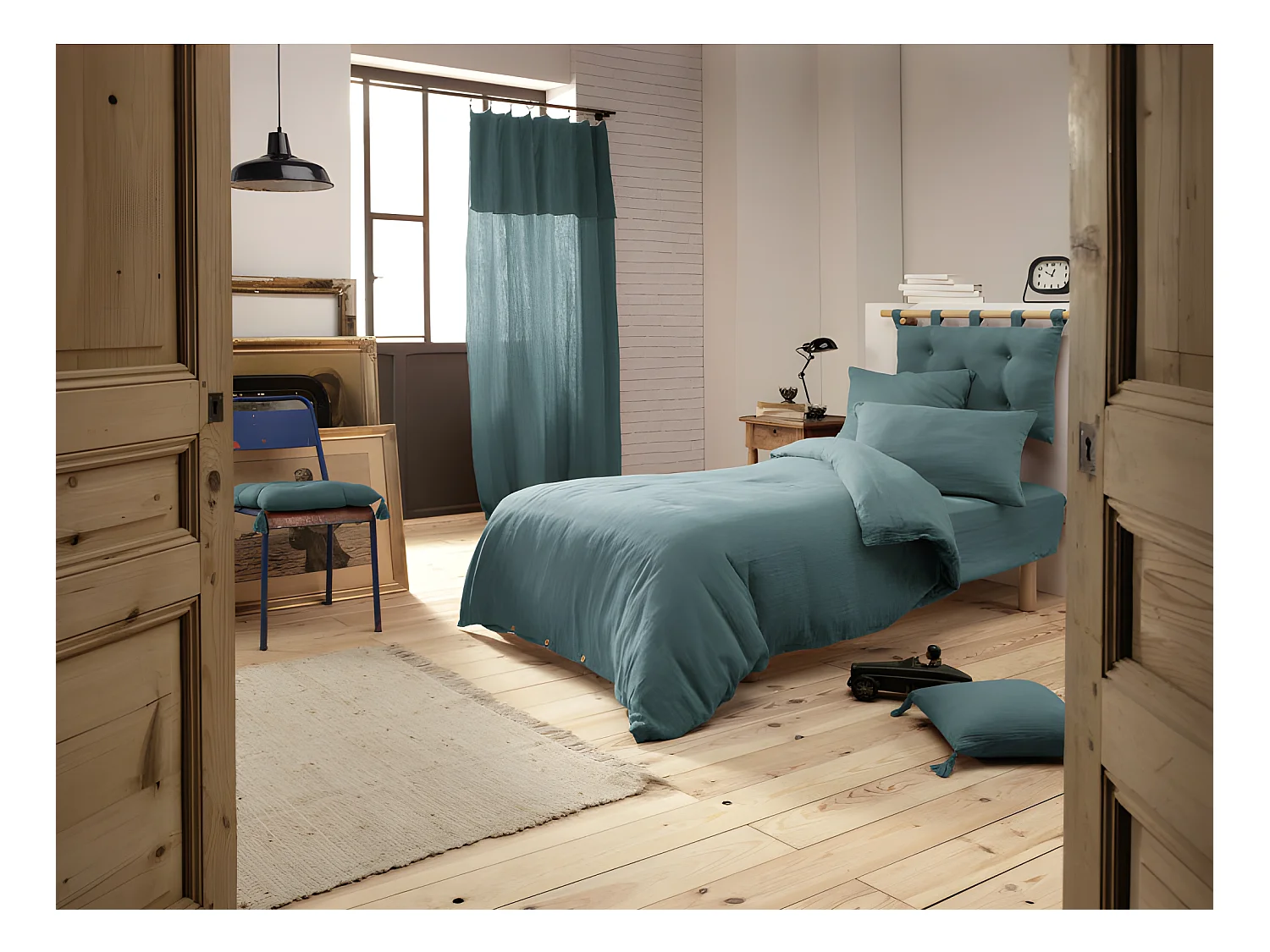 Pack housse de couette "Gaïa" toutes dimensions "Gaze de Coton"