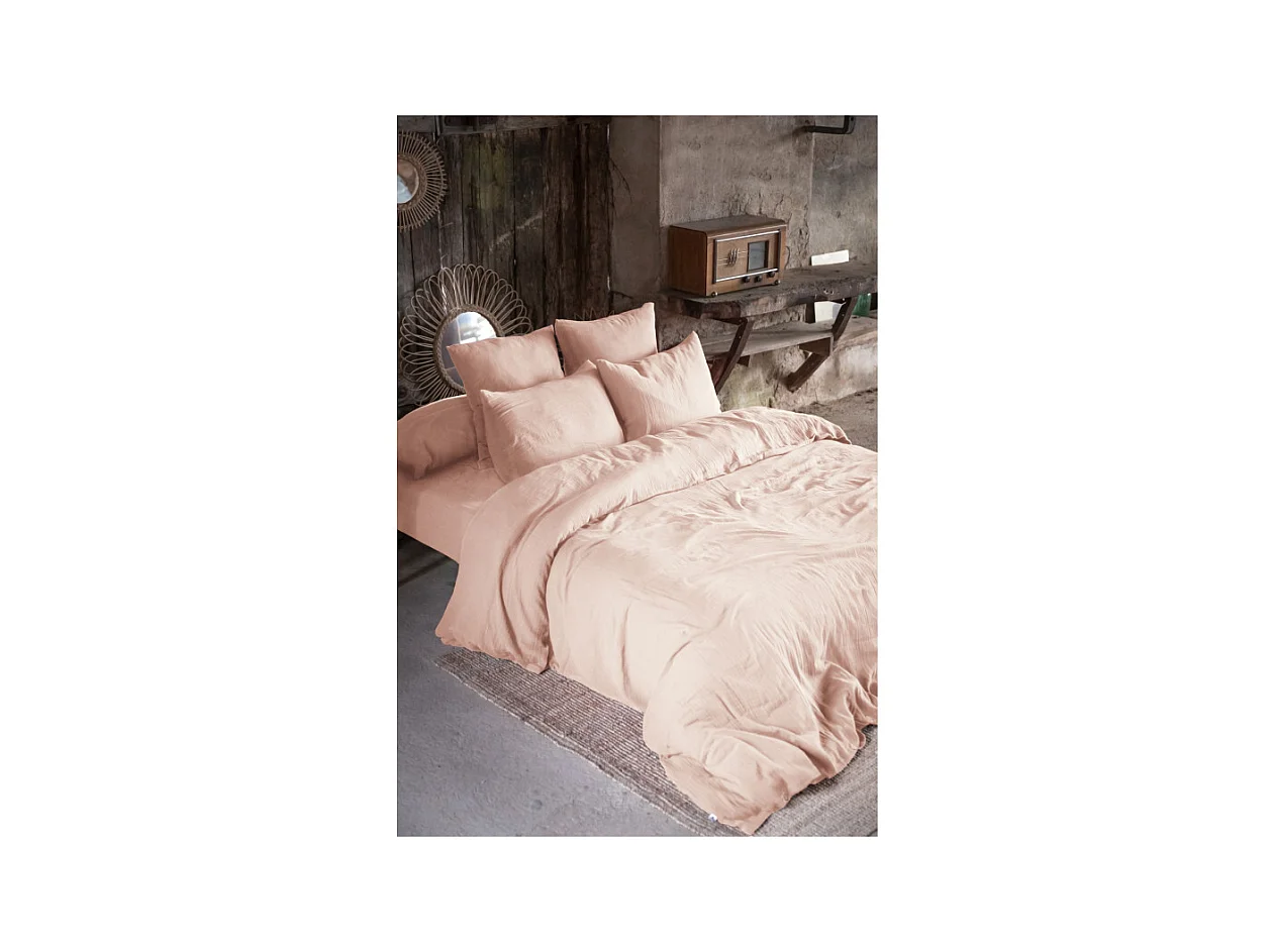 Pack housse de couette "Gaïa" toutes dimensions "Gaze de Coton"