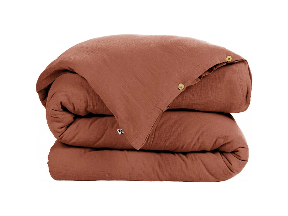 Pack housse de couette "Gaïa" toutes dimensions "Gaze de Coton"