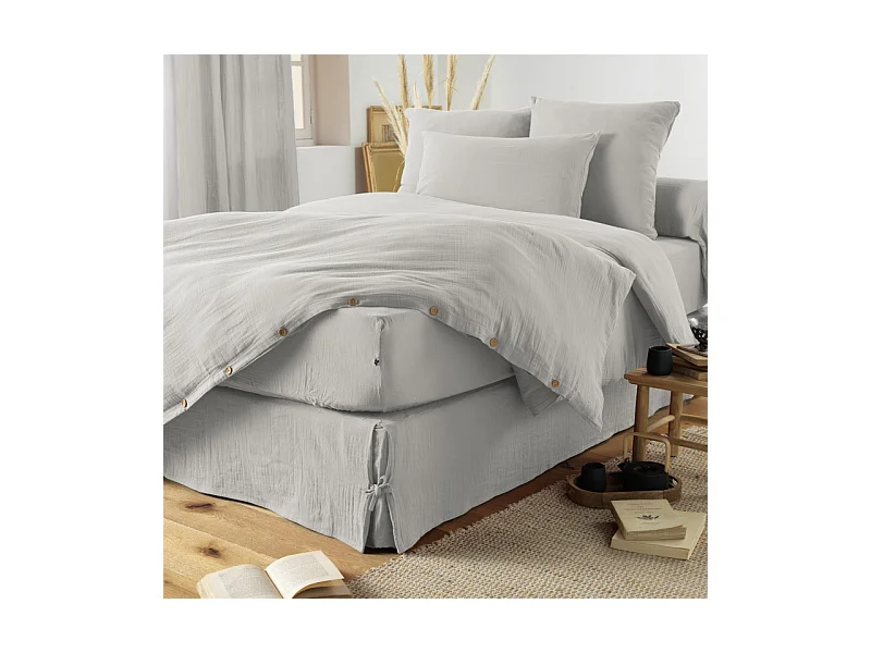 Pack housse de couette "Gaïa" toutes dimensions "Gaze de Coton"