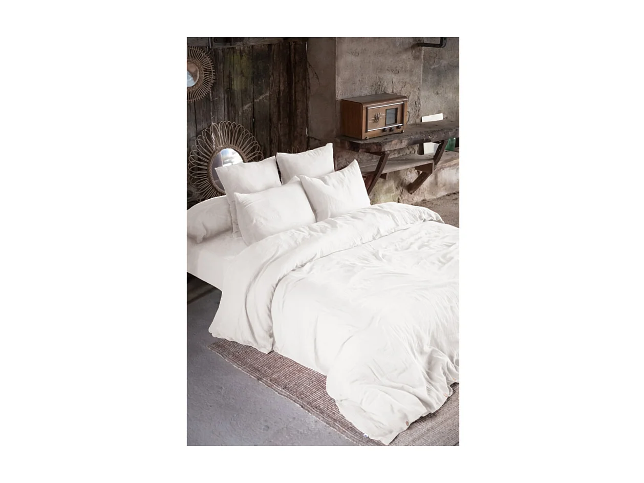 Pack housse de couette "Gaïa" toutes dimensions "Gaze de Coton"