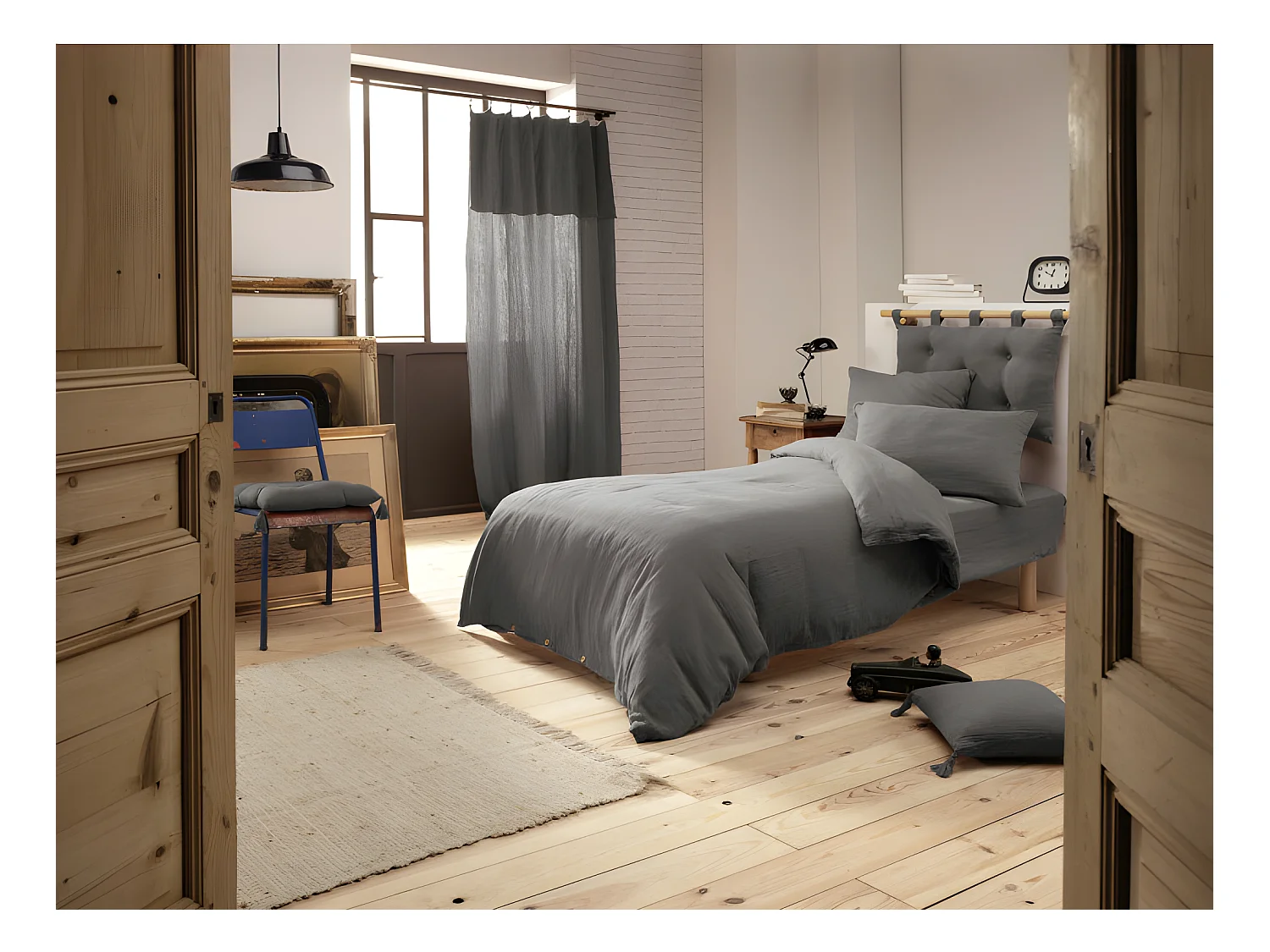 Pack housse de couette "Gaïa" toutes dimensions "Gaze de Coton"