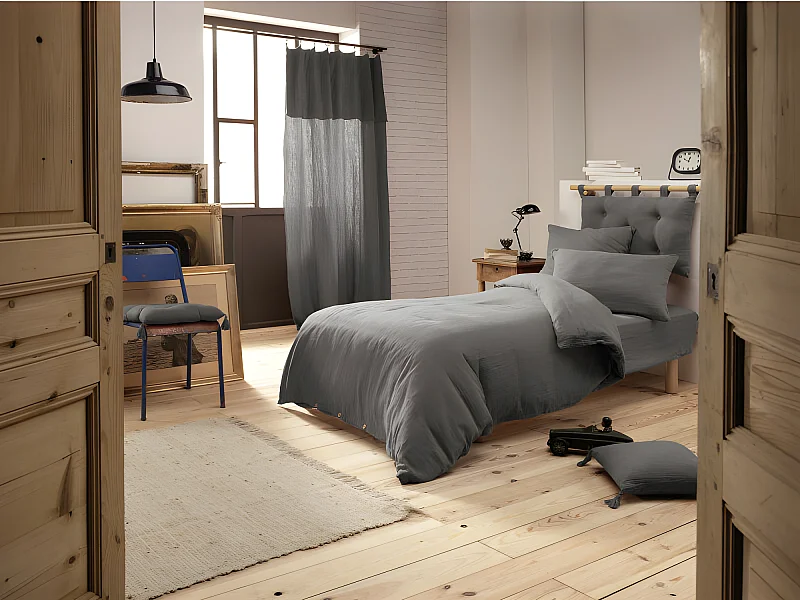 Pack housse de couette "Gaïa" toutes dimensions "Gaze de Coton"