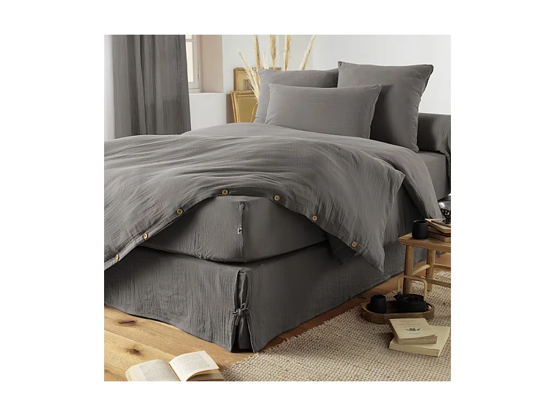 Pack housse de couette "Gaïa" toutes dimensions "Gaze de Coton"