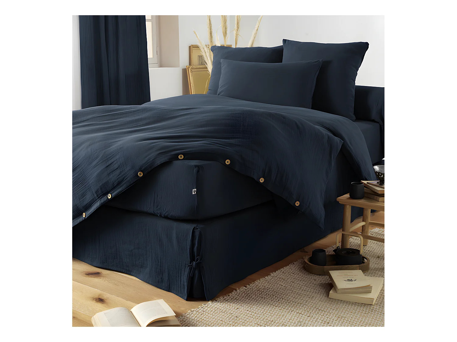 Pack housse de couette "Gaïa" toutes dimensions "Gaze de Coton"