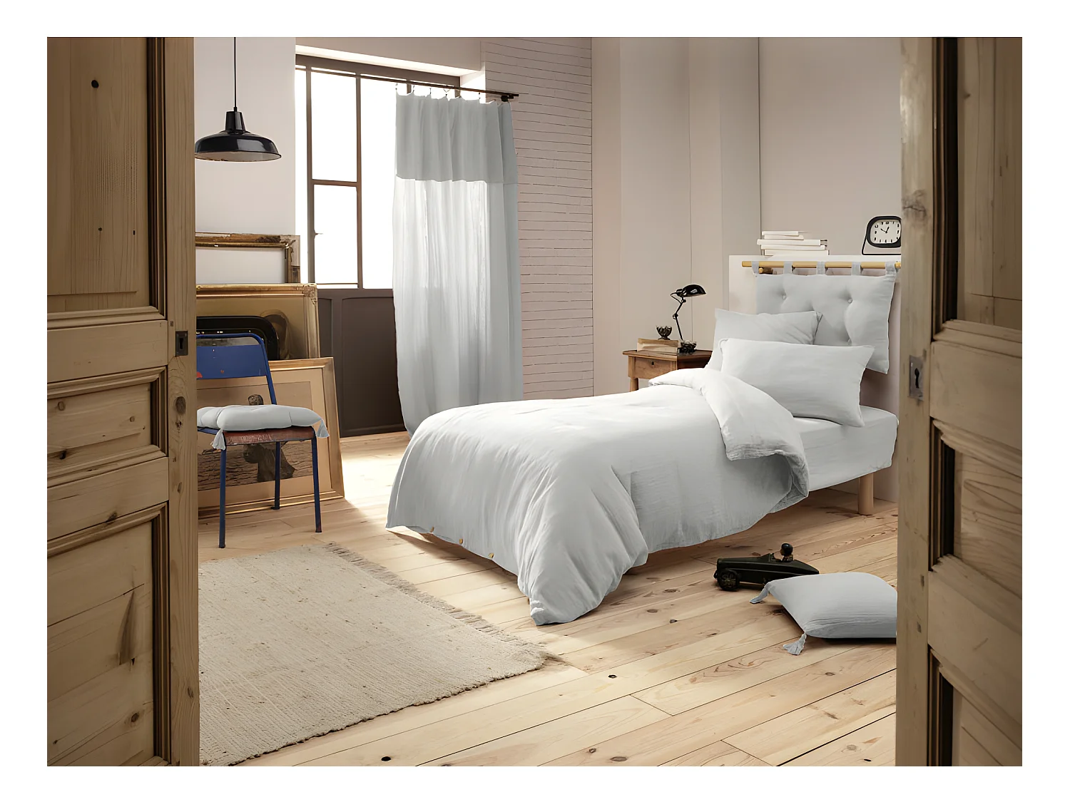 Pack housse de couette "Gaïa" toutes dimensions "Gaze de Coton"