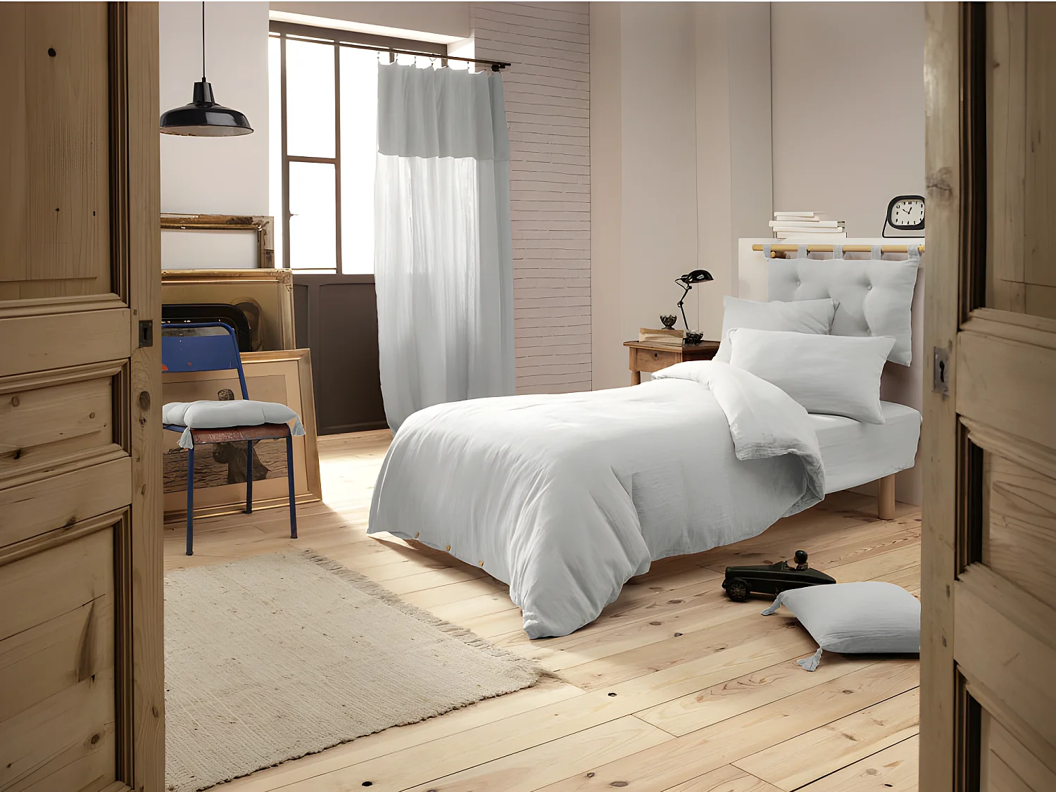 Pack housse de couette "Gaïa" toutes dimensions "Gaze de Coton"