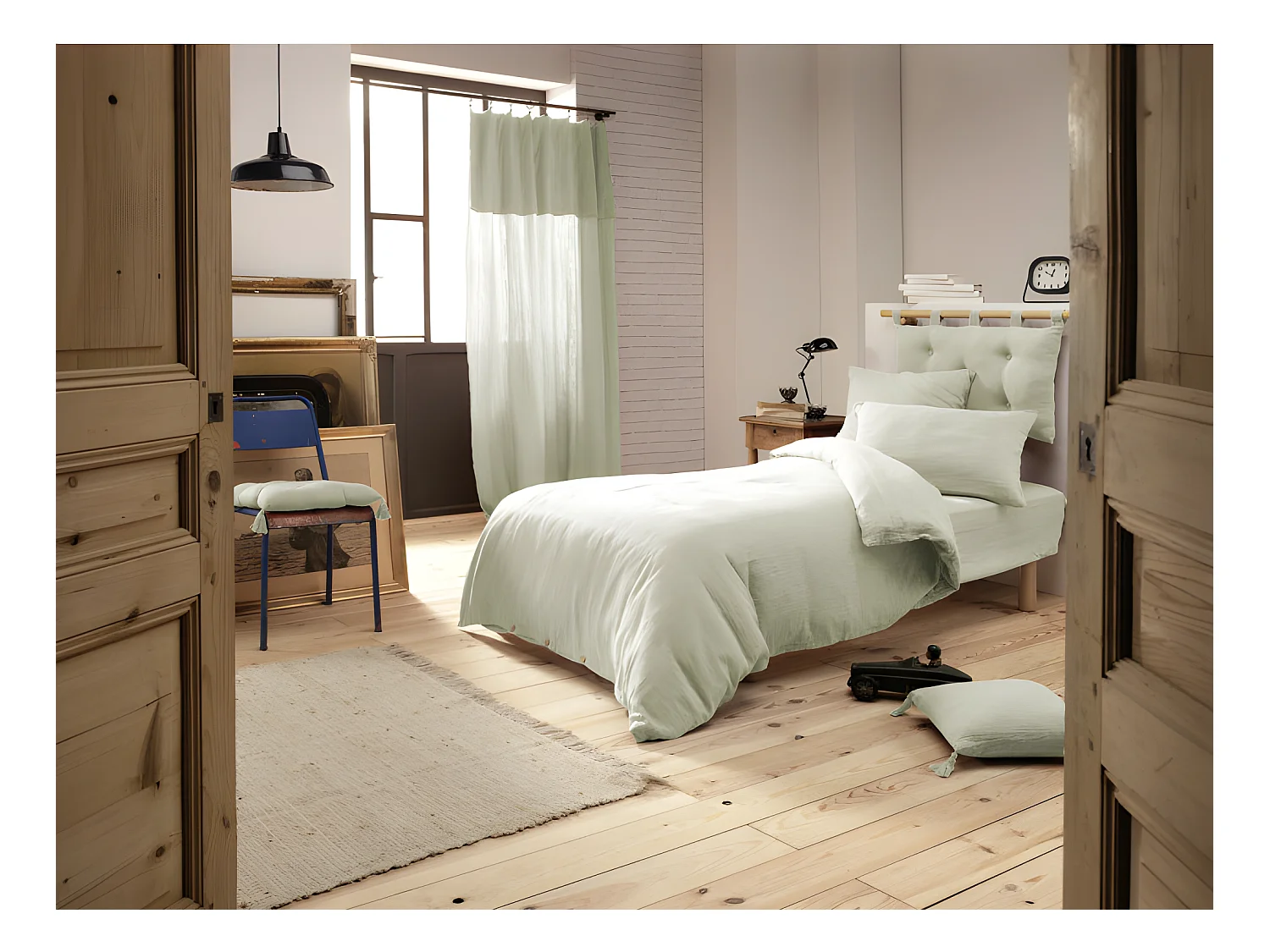 Pack housse de couette "Gaïa" toutes dimensions "Gaze de Coton"