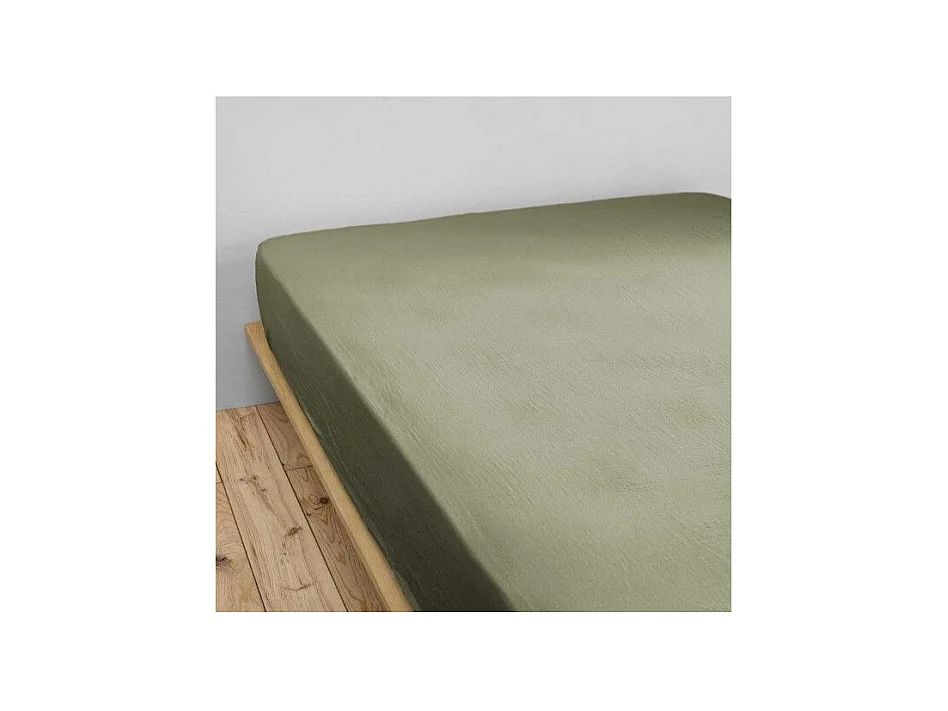 Drap housse "Gaïa" toutes dimensions "Gaze de Coton"